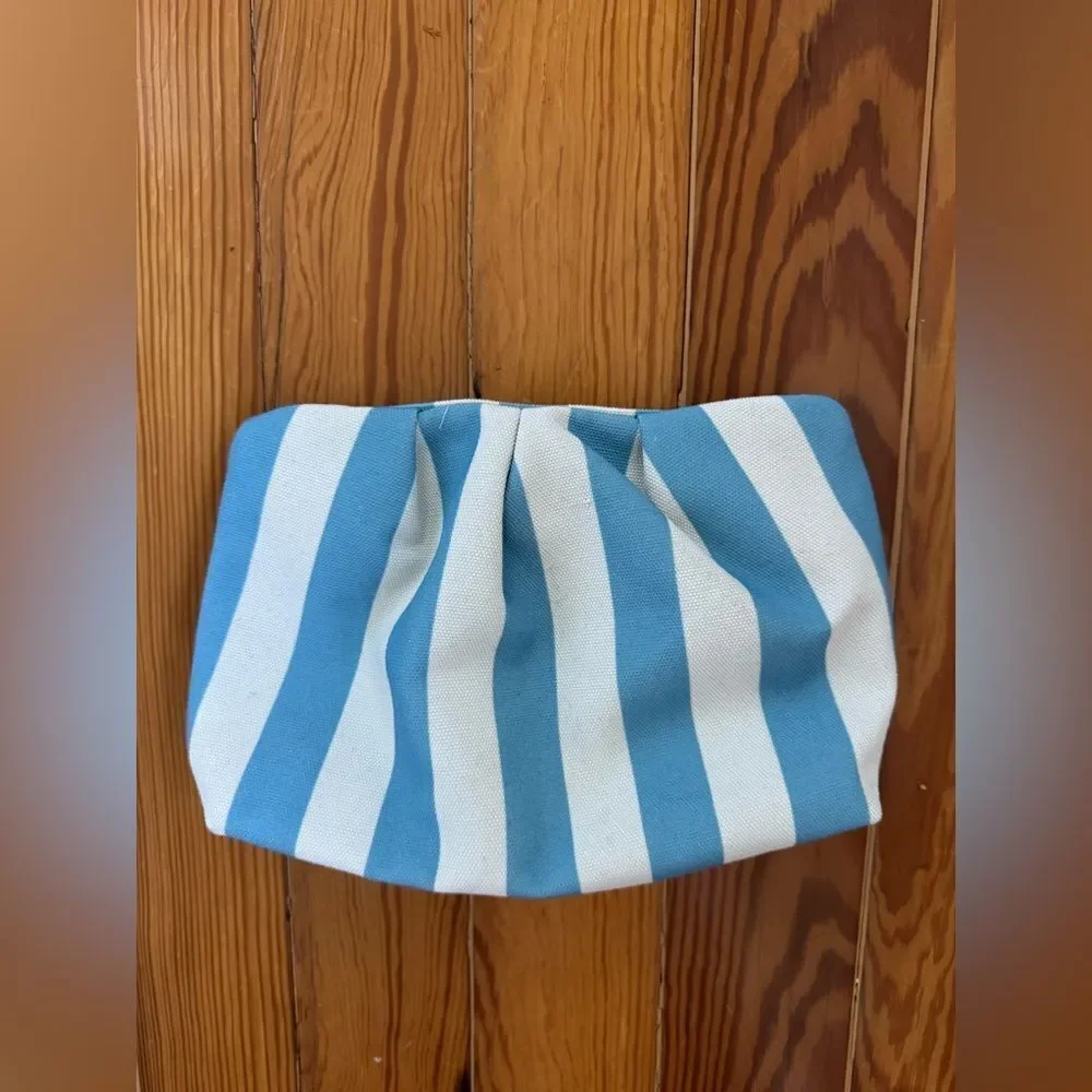 Striped Clutch